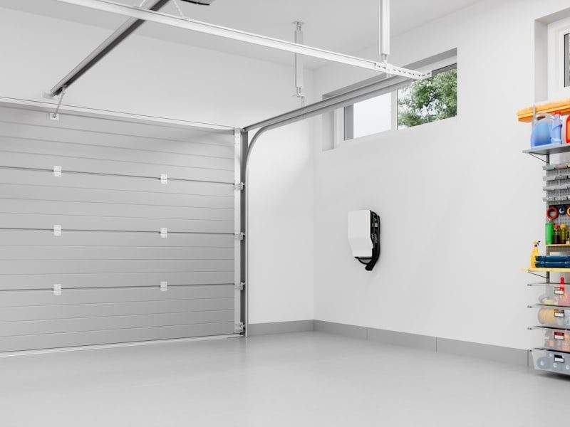 Clean garage after cleanout in Kingston, WA